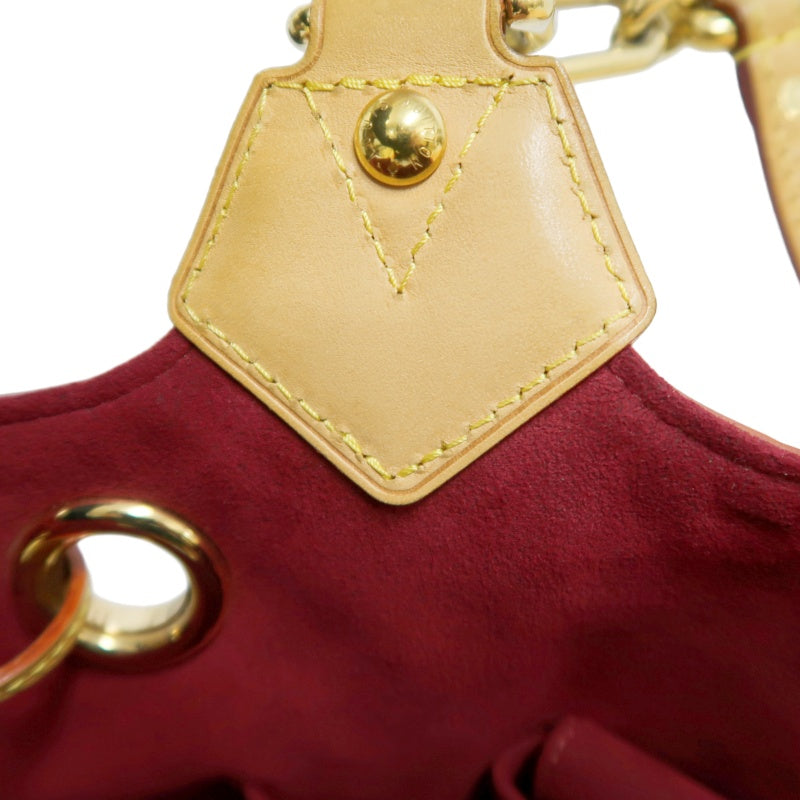 LOUIS VUITTON White Multicolor PVC Ursula Handbag with Push Lock