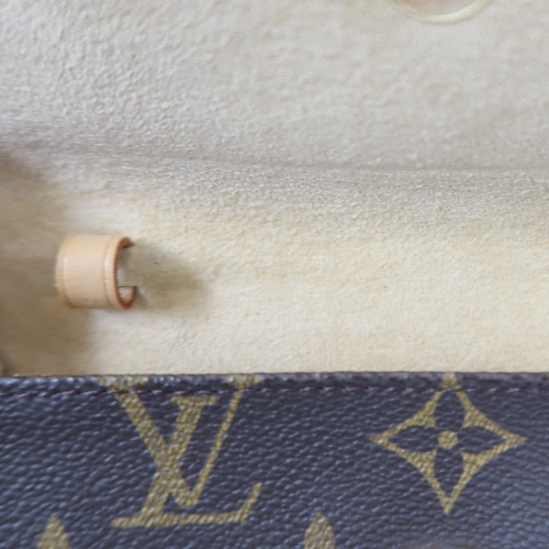 LOUIS VUITTON Monogram Pochette Twin Shoulder Bag, PVC, Envelope Style, Crossbody/Shoulder Bag & Waist Bag