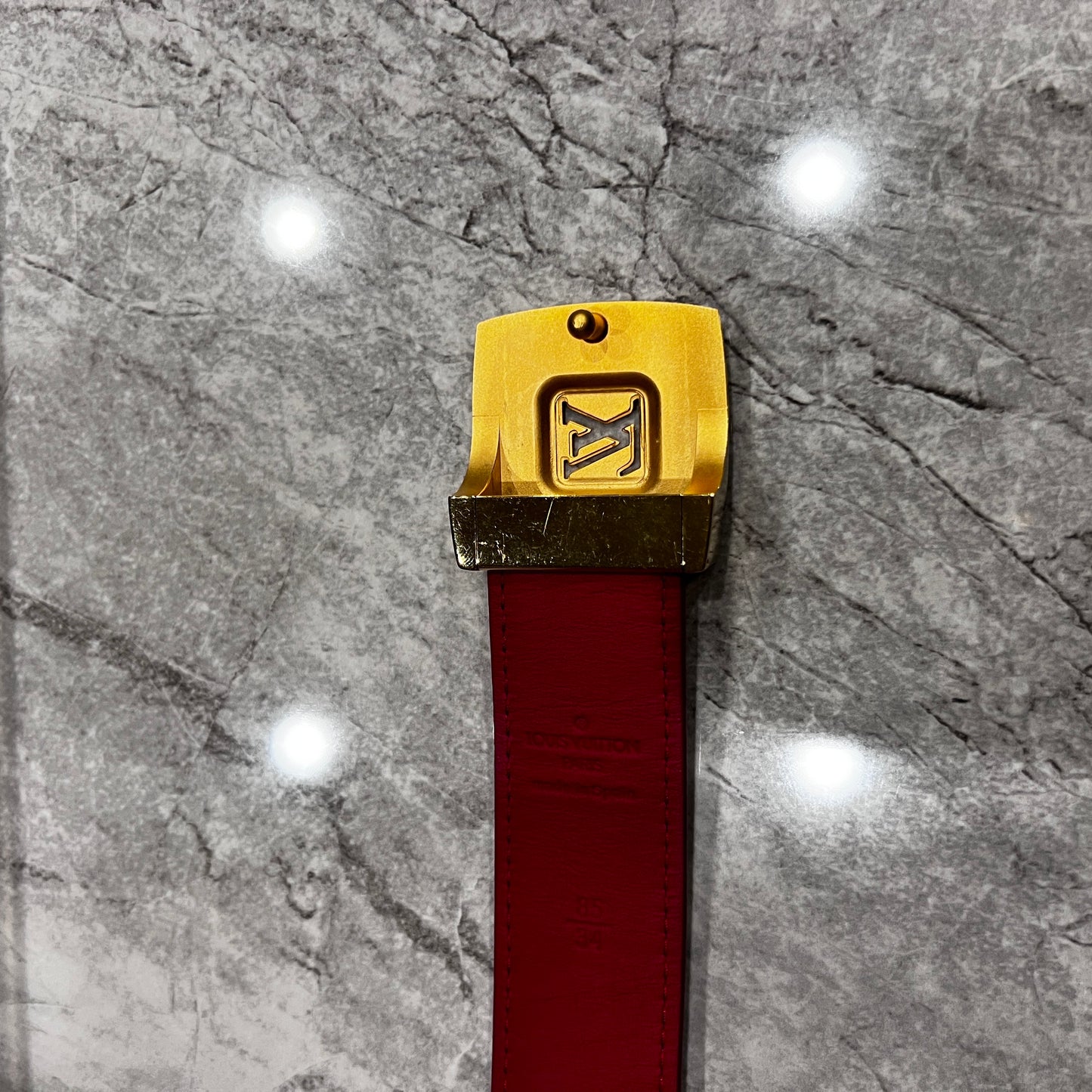 LOUIS VUITTON   Monogram Belt M9682