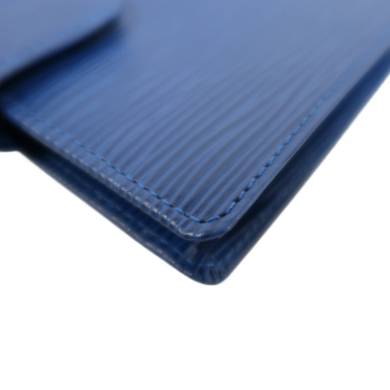 LOUIS VUITTON Epi Leather Porte-Billets Wallet Blue