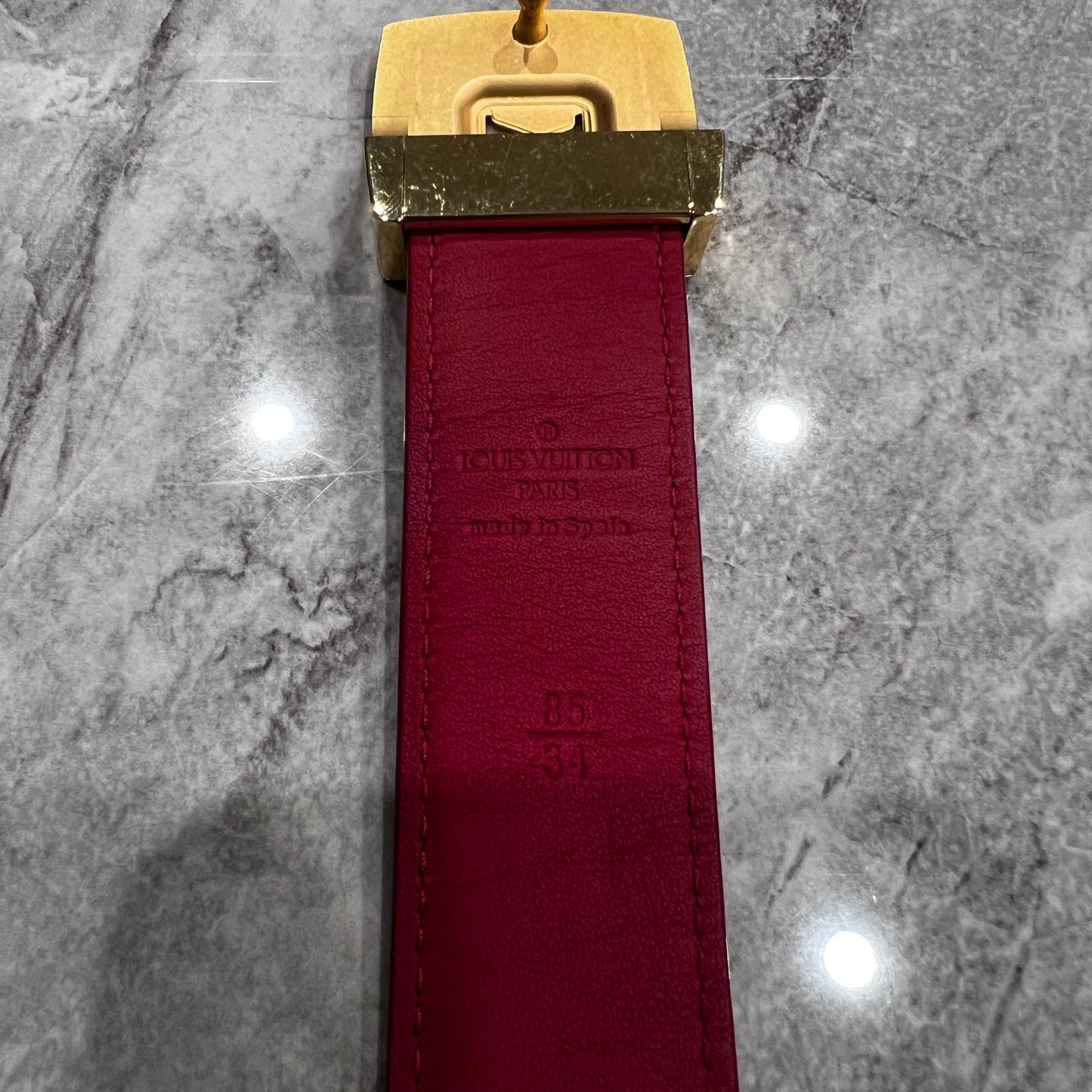 LOUIS VUITTON   Monogram Belt M9682