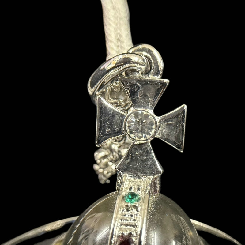 VIVIENNE WESTWOOD Silver Classic Saturn Orb Alloy Necklace
