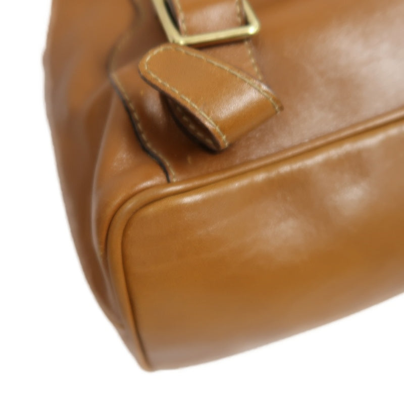 GUCCI Bamboo Backpack, Sheep Leather, Brown, Gold Hardware