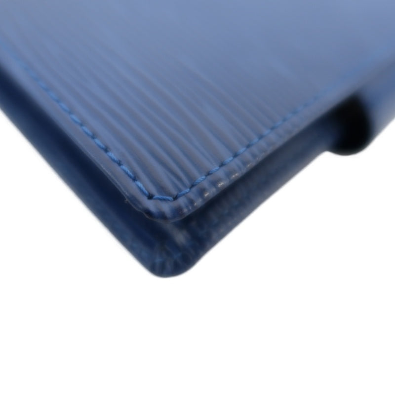 LOUIS VUITTON Epi Leather Porte-Billets Wallet Blue