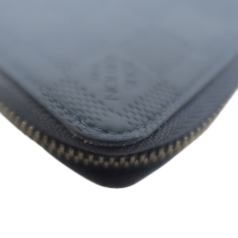 Louis Vuitton Damier Infini Long Wallet, Navy PVC