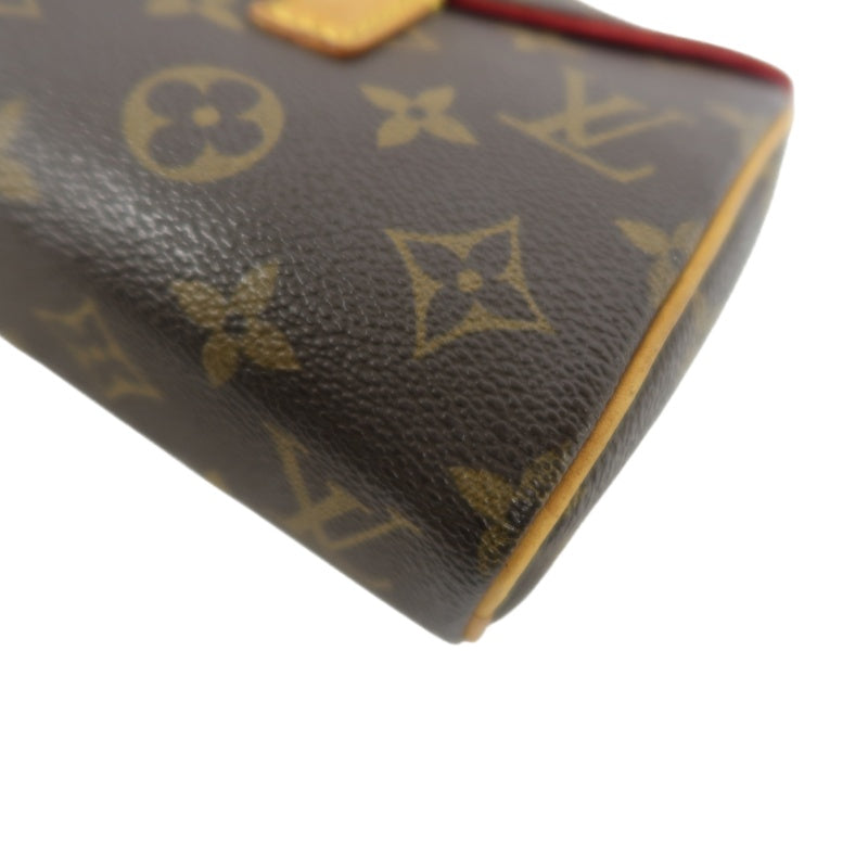 LOUIS VUITTON Monogram Sonatine Handbag, Brown, PVC-Coated Canvas