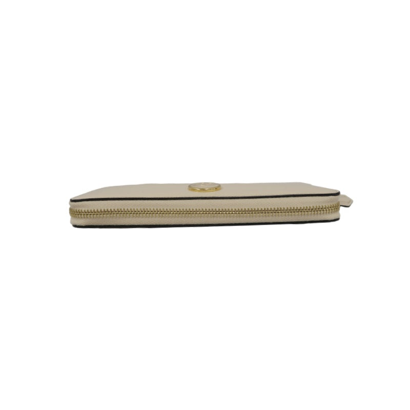 FENDI Beige Pink Wallet, Gold Hardware, with Dust Bag and Box