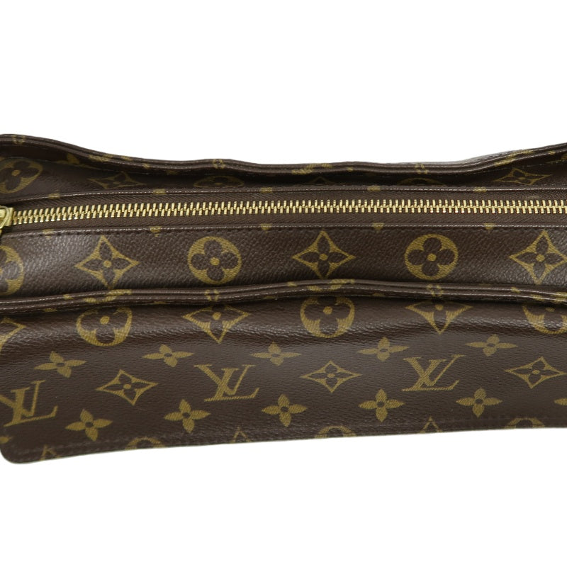 Louis Vuitton Vivacite Monogram Handbag Brown LV Monogram PVC Camel Shoulder Bag