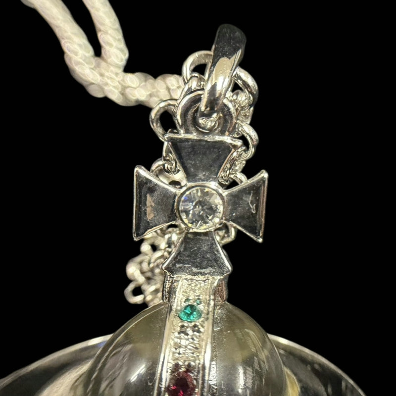 VIVIENNE WESTWOOD Silver Classic Saturn Orb Alloy Necklace