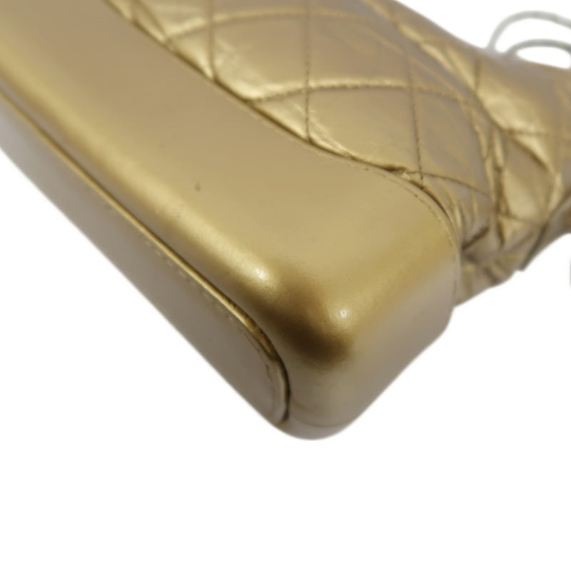 Chanel Gabrielle Hobo Bag in Gold Waxed Leather with Two-Tone Chain