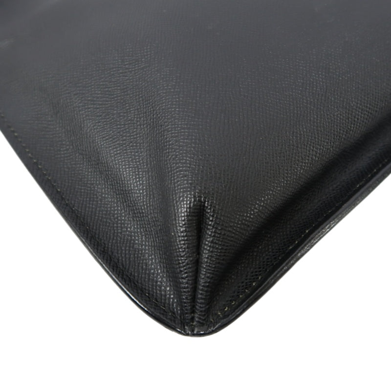 Chanel Black Caviar Leather Logo Tote Shoulder Bag