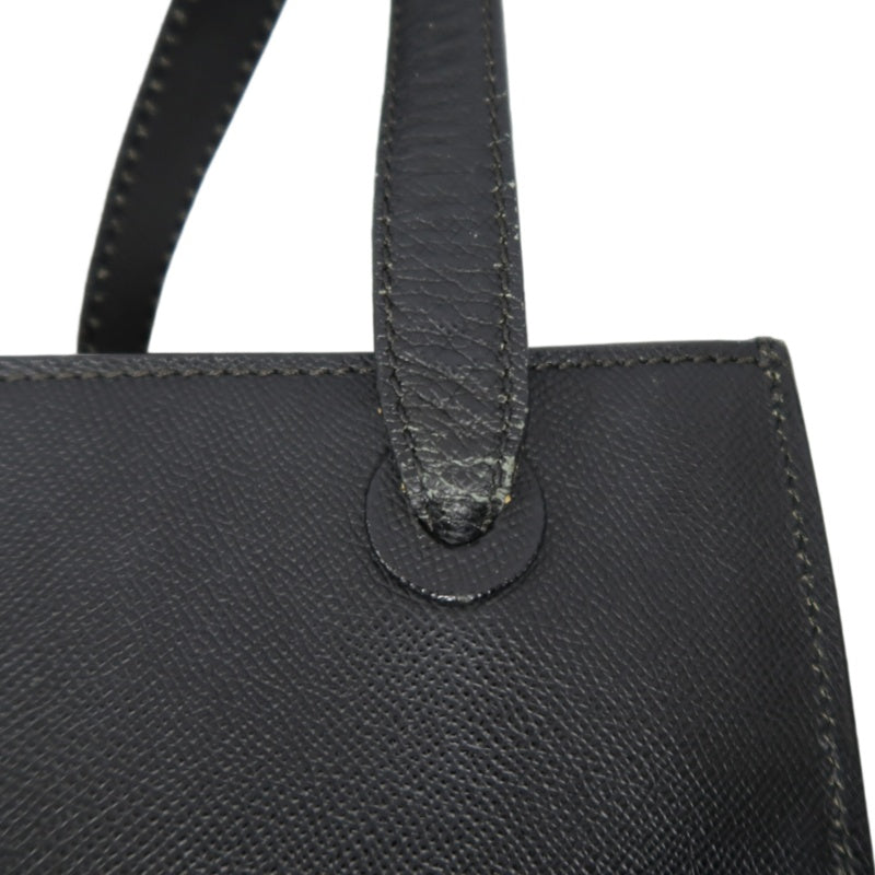 Chanel Black Caviar Leather Logo Tote Shoulder Bag