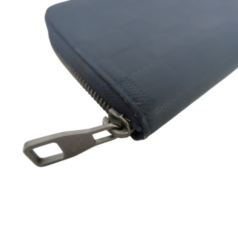 Louis Vuitton Damier Infini Long Wallet, Navy PVC