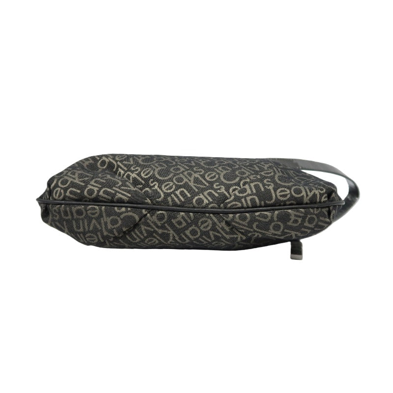 Calvin Klein Black Canvas Crossbody Shoulder Bag with Dust Bag