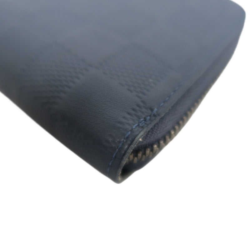 Louis Vuitton Damier Infini Long Wallet, Navy PVC