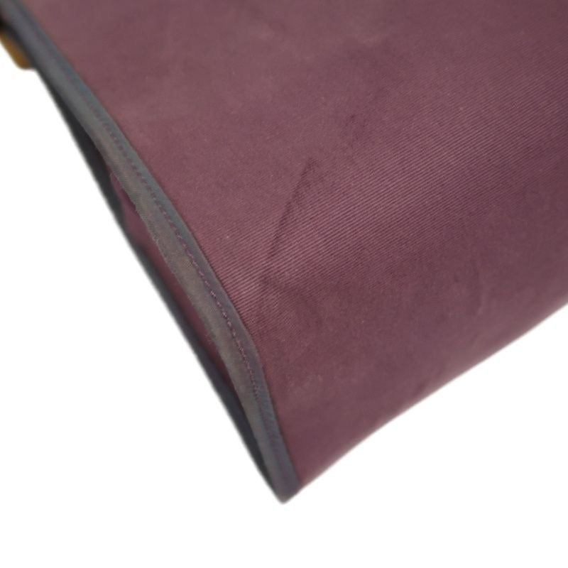 HERMES  Herbag Zip, canvas material, purple, with pouch, purple canvas Herbag handbag