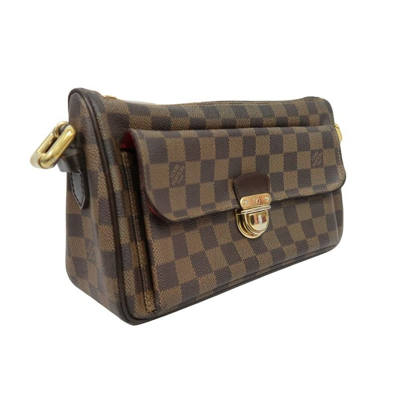 LOUIS VUITTON Ravello Damier handbag, long shoulder strap, 2 shoulder straps, brown, LV Damier PVC shoulder bag