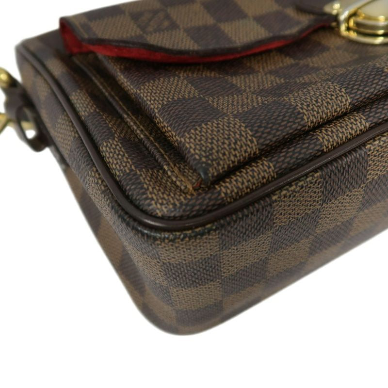 LOUIS VUITTON Ravello Damier handbag, long shoulder strap, 2 shoulder straps, brown, LV Damier PVC shoulder bag