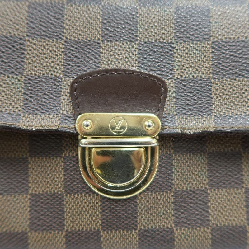 LOUIS VUITTON Ravello Damier handbag, long shoulder strap, 2 shoulder straps, brown, LV Damier PVC shoulder bag