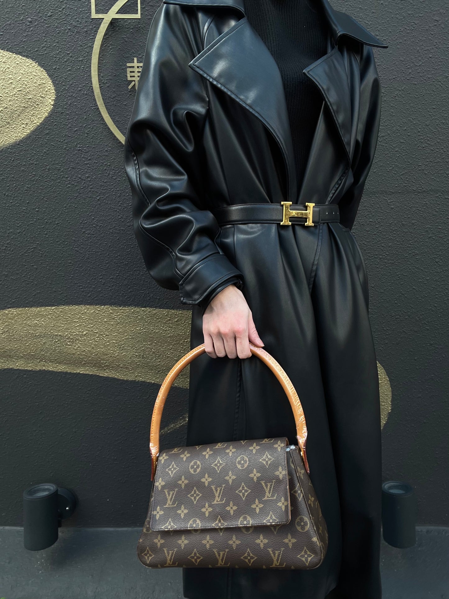 LOUIS VUITTON Monogram Mini Looping Handbag