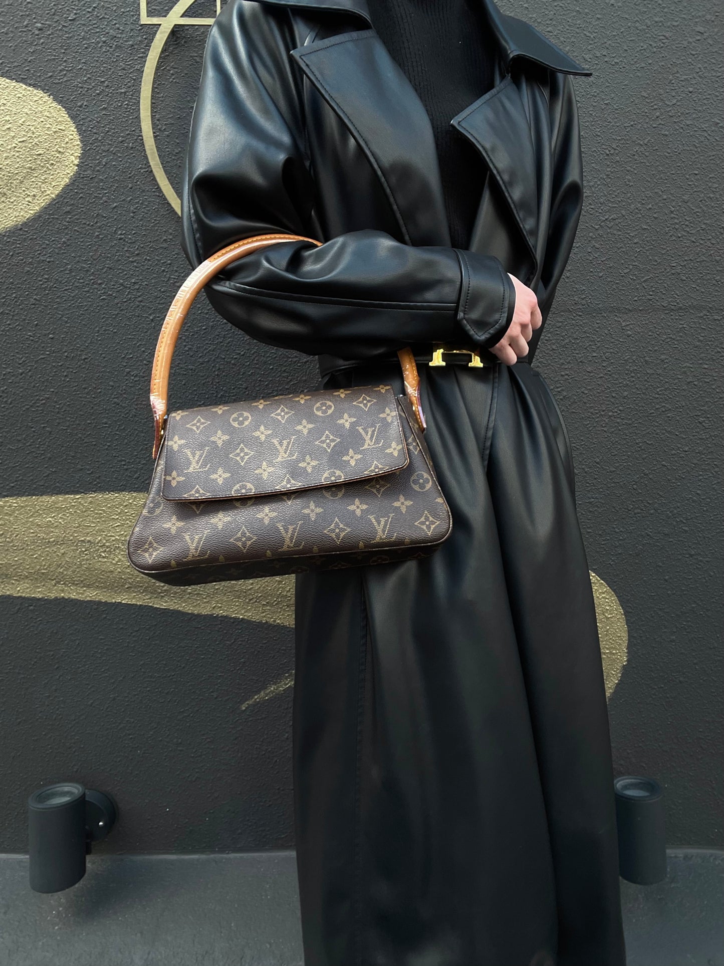 LOUIS VUITTON Monogram Mini Looping Handbag