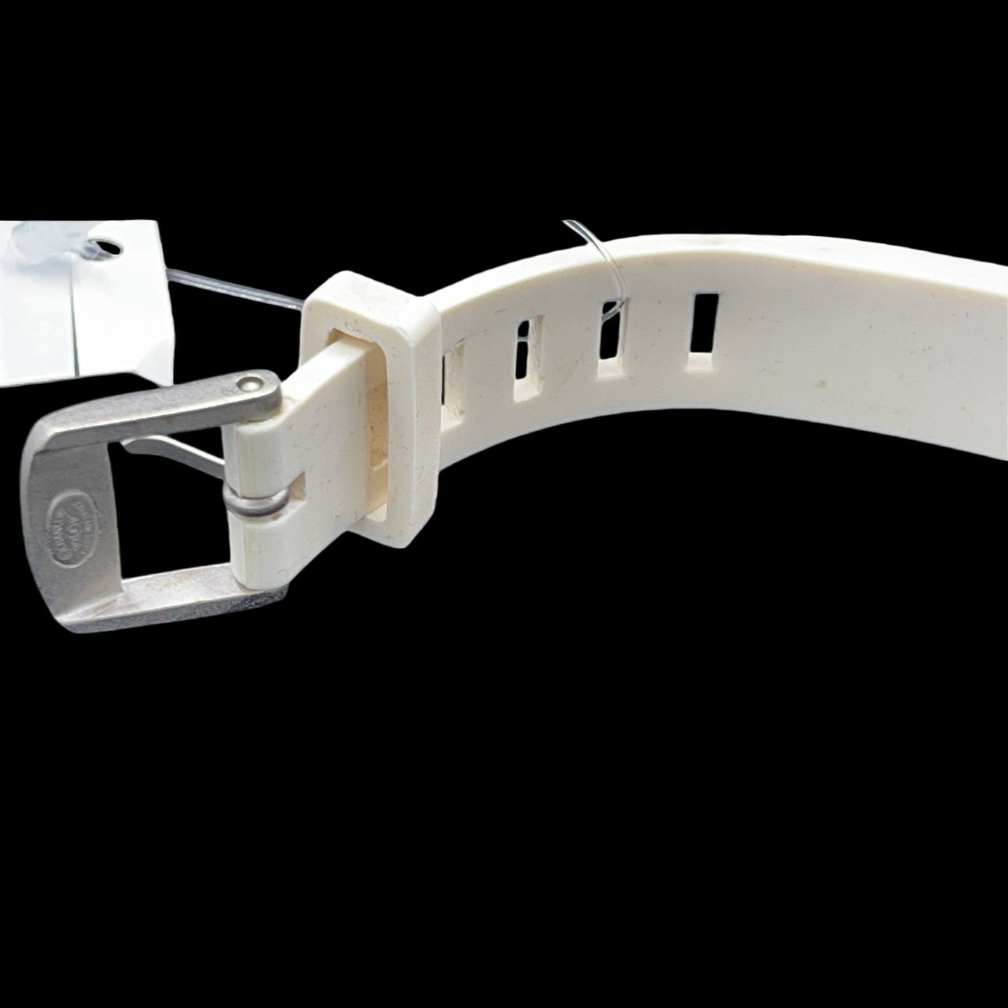 CHANEL white silicon bracelet, with box