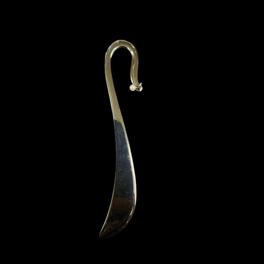 MIKIMOTO silver-colored paper knife with pearl, bookmark