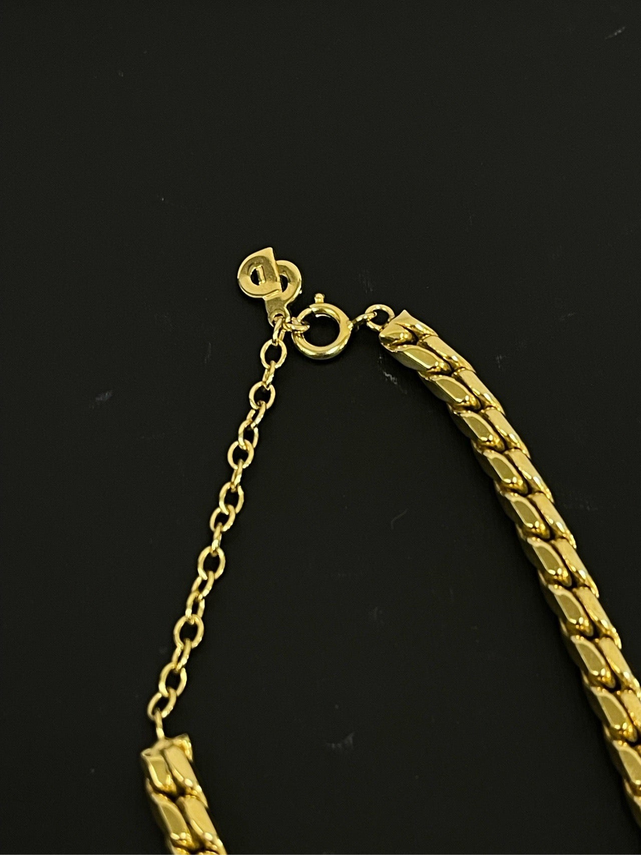 DIOR necklace chain, gold-plated alloy, sweater chain, waist chain, necklace
