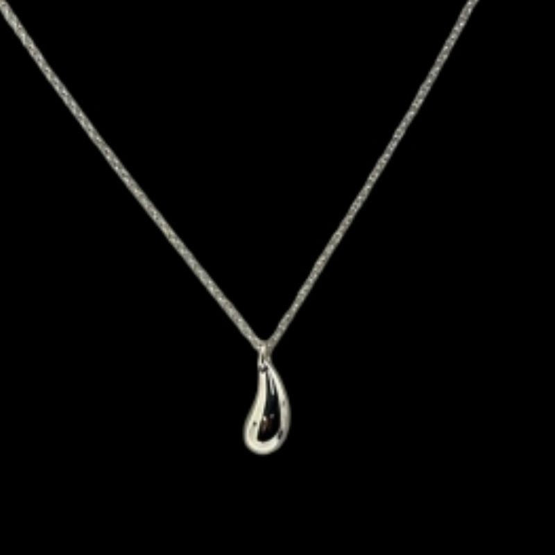 TIFFANY, Tiffany, SV, Sterling Silver 925, Necklace, Teardrop, Tiffany Necklace, Silver Teardrop, 925 Silver