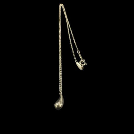 TIFFANY, Tiffany, SV, Sterling Silver 925, Necklace, Teardrop, Tiffany Necklace, Silver Teardrop, 925 Silver