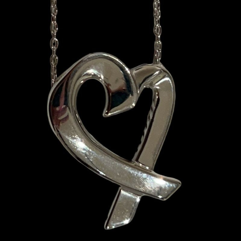 TIFFANY, Tiffany, SV, Sterling Silver 925, Heart, Necklace, Tiffany Heart Necklace, 925 Silver