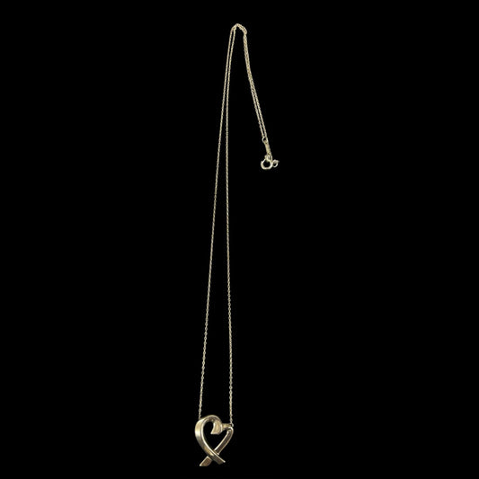 TIFFANY, Tiffany, SV, Sterling Silver 925, Heart, Necklace, Tiffany Heart Necklace, 925 Silver
