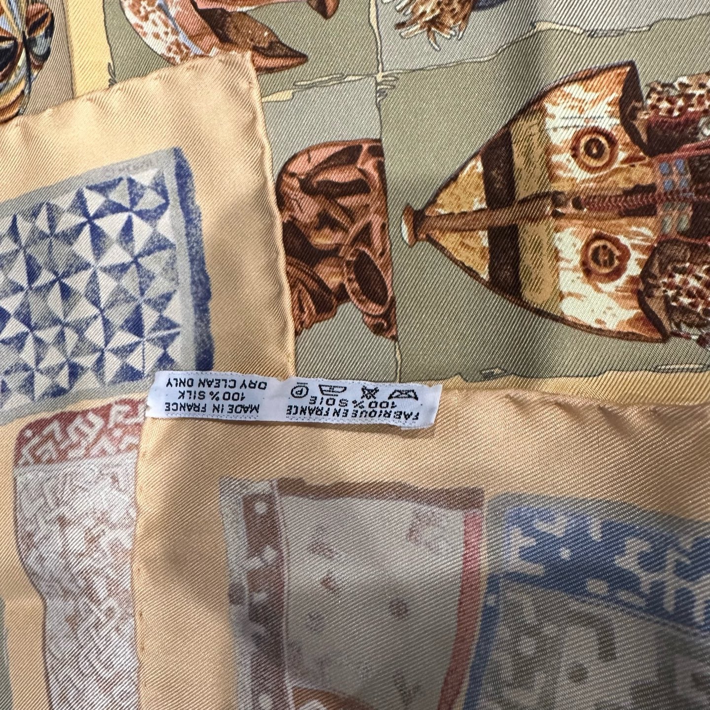 HERMES, Hermes, Handkerchief, Orange, Hermes silk scarf, vintage head pattern, square scarf