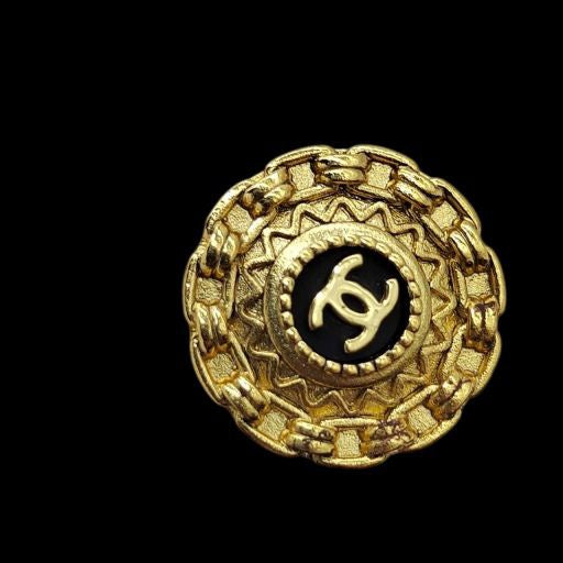 CHANEL Earrings, Gold Plated, Clip-On, Alloy