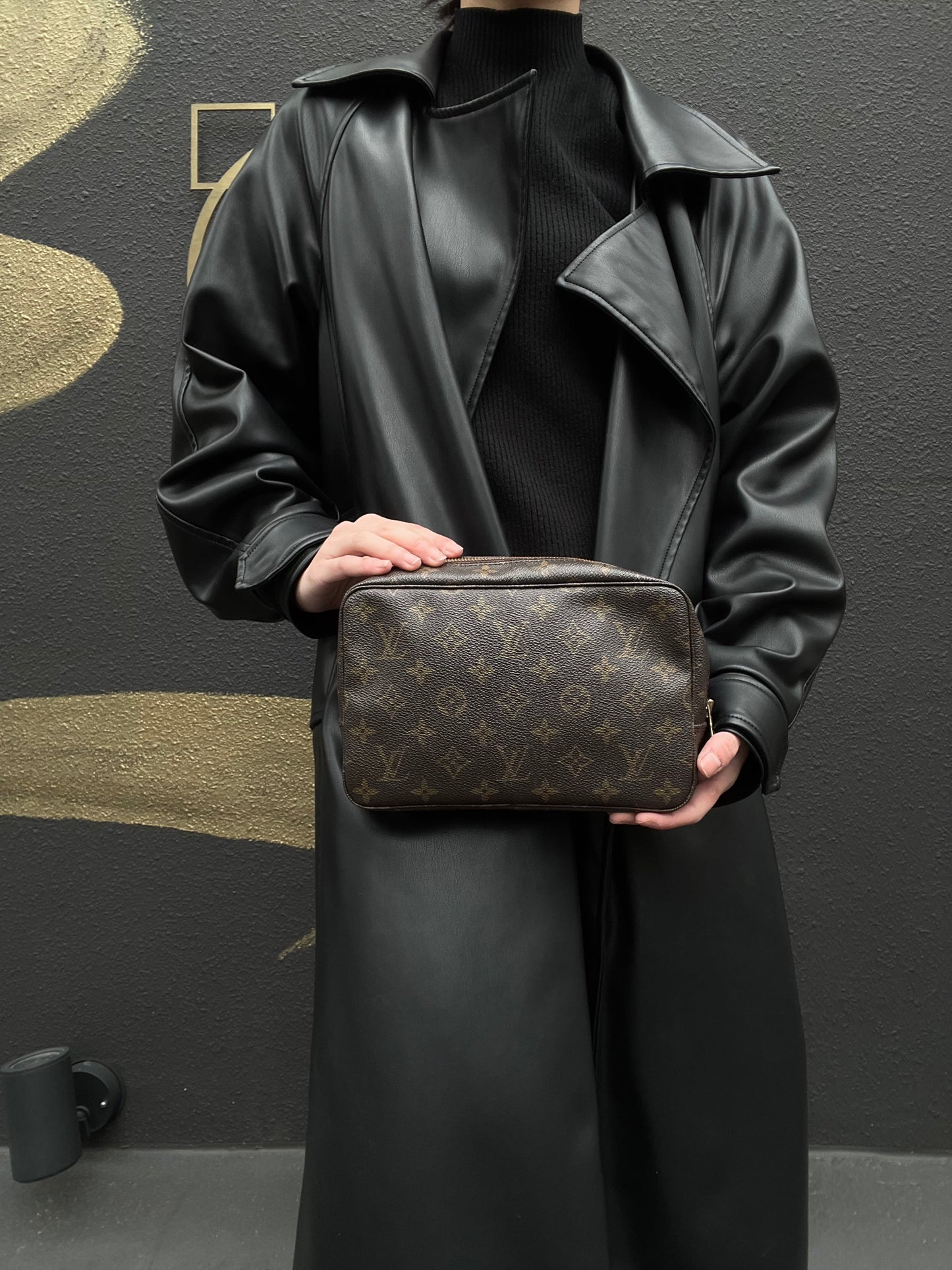 LV Vuitton Monogram Pouch, Second Bag & True Wallet, PVC