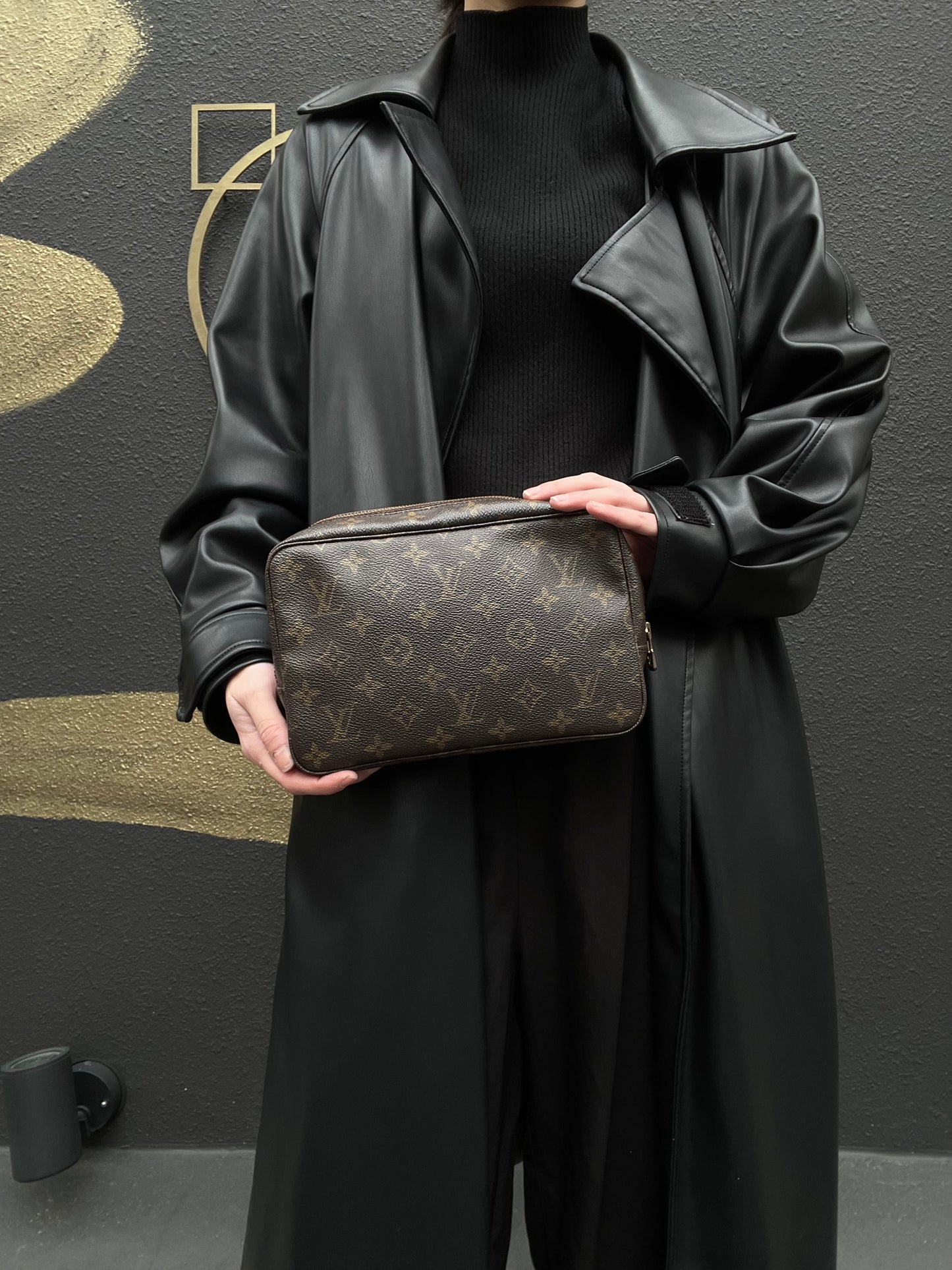 LV Vuitton Monogram Pouch, Second Bag & True Wallet, PVC