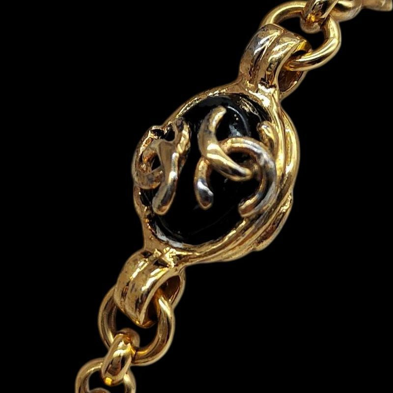 CHANEL Gold-Tone Alloy Necklace, Sweater Chain, Waist Chain