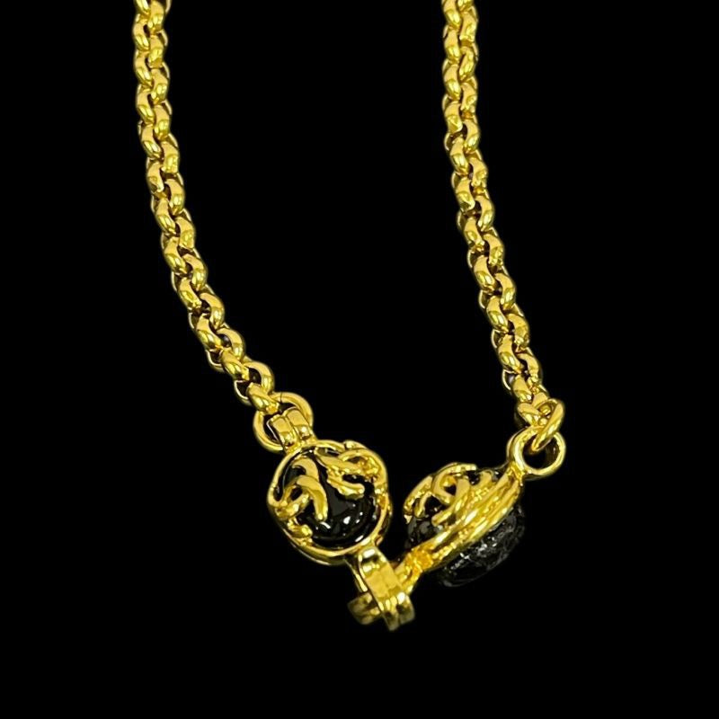 CHANEL Gold-Tone Alloy Necklace, Sweater Chain, Waist Chain