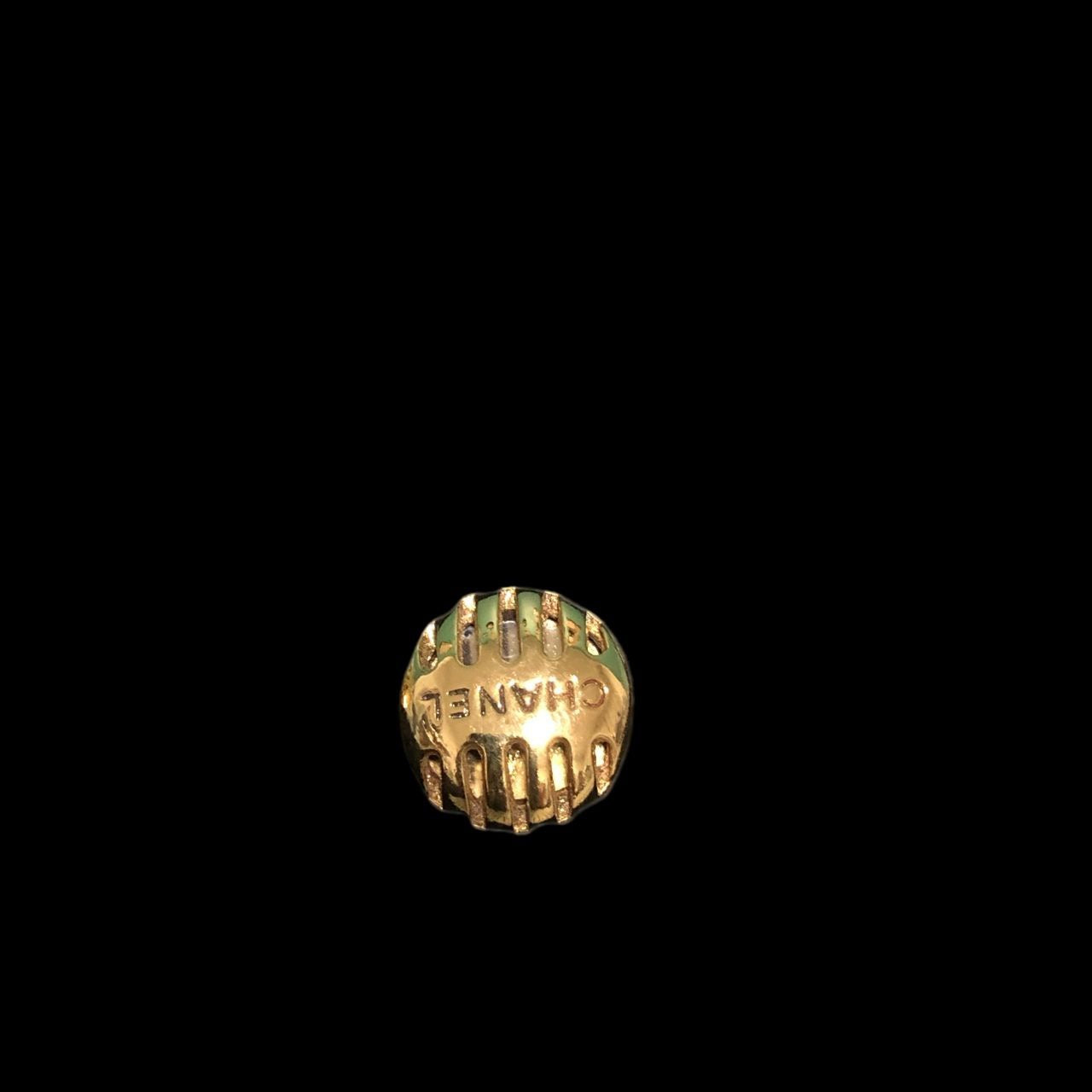 CHANEL Gold-Tone Alloy Clip-On Earrings