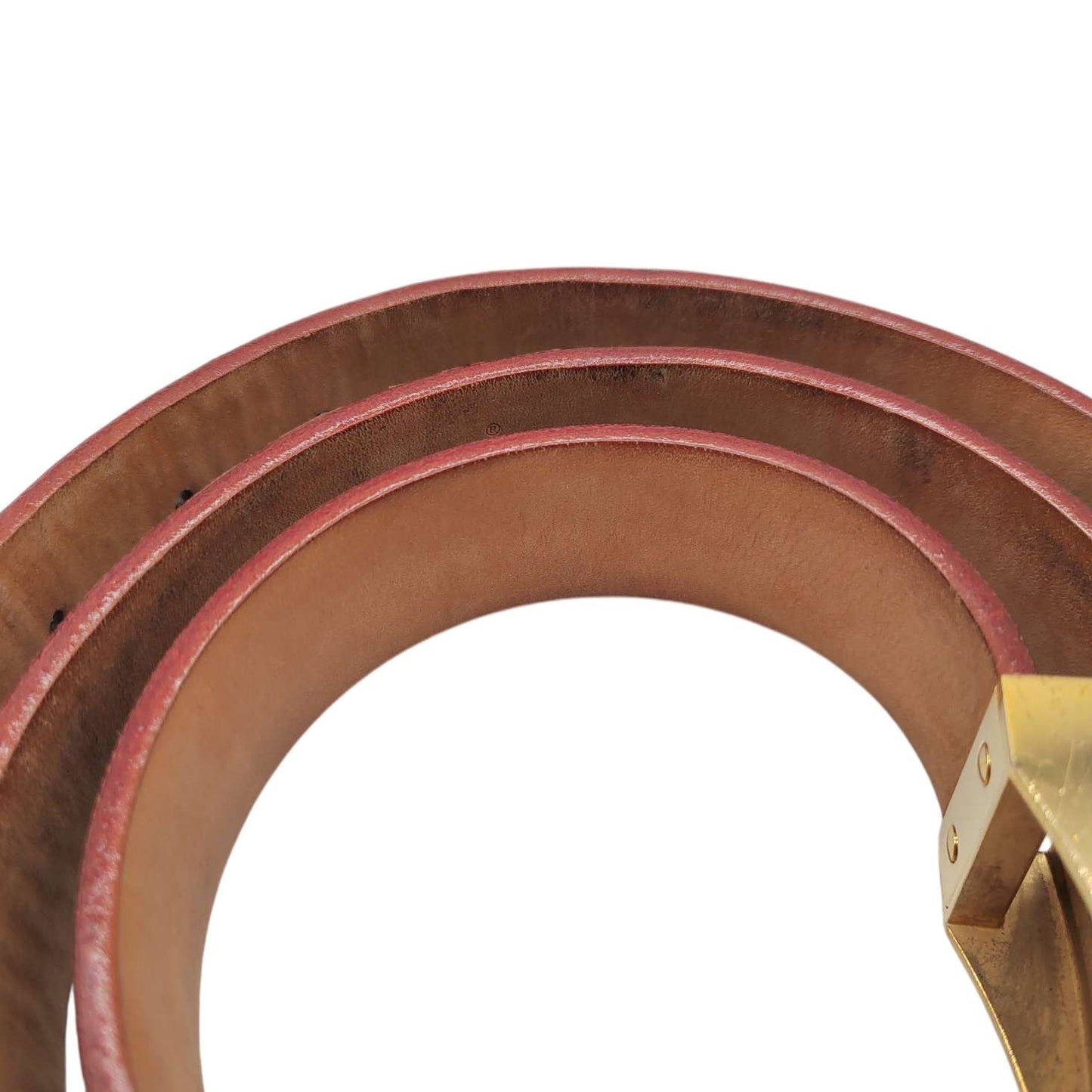 Louis Vuitton Multicolor Black Belt, Gold Hardware