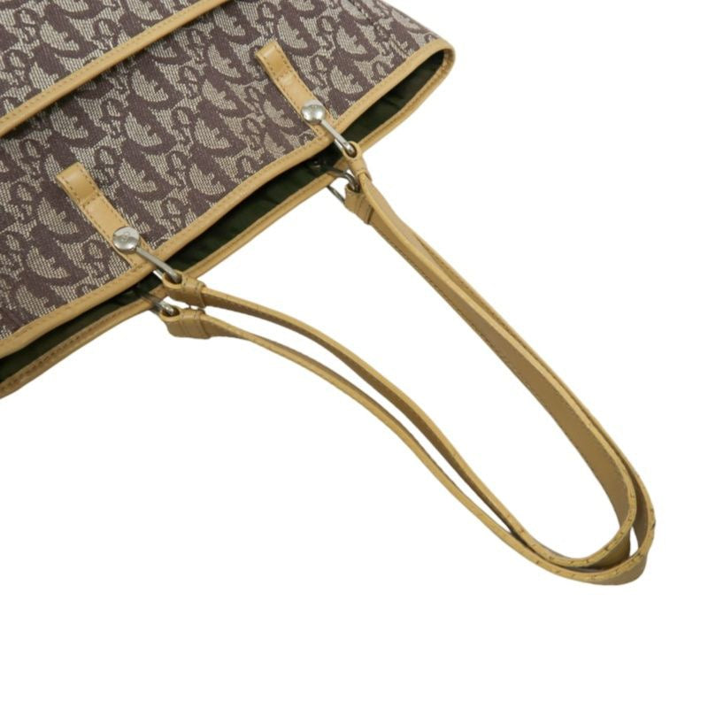 DIOR Trotter Shoulder Bag, Canvas, Brown