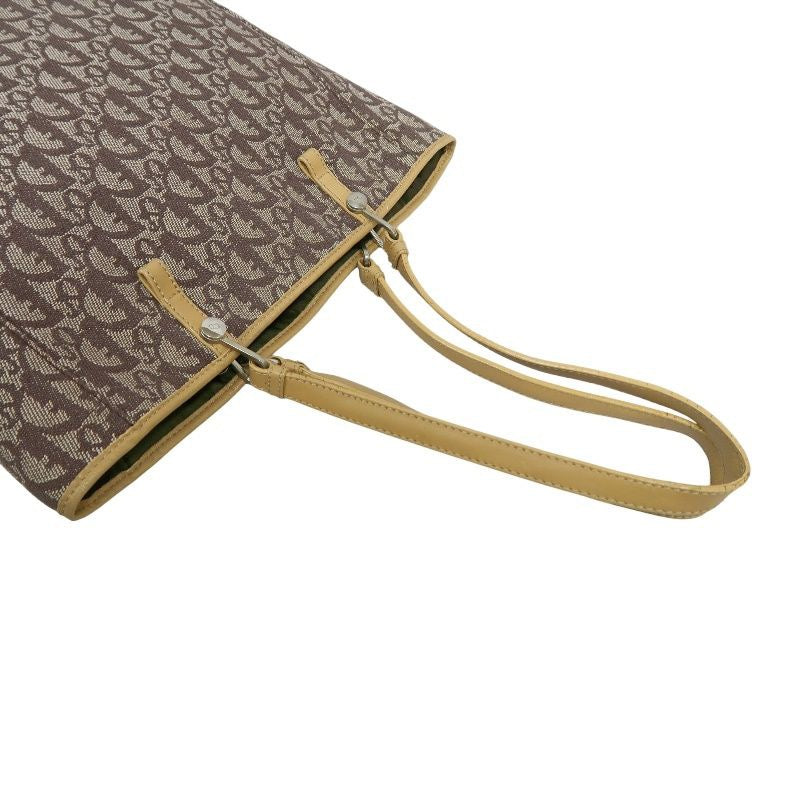 DIOR Trotter Shoulder Bag, Canvas, Brown
