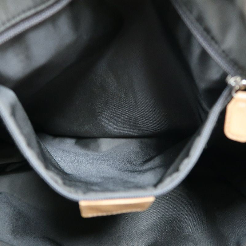 DIOR Trotter Shoulder Bag, Canvas, Brown