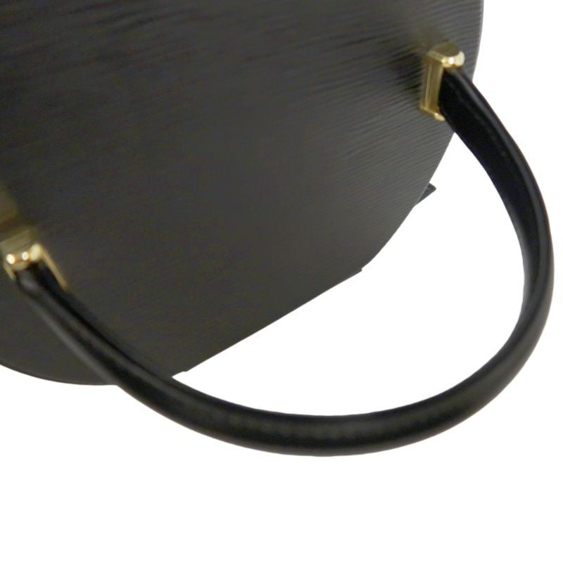 LOUIS VUITTON Cannes Epi Handbag, Black PVC, Epi Leather