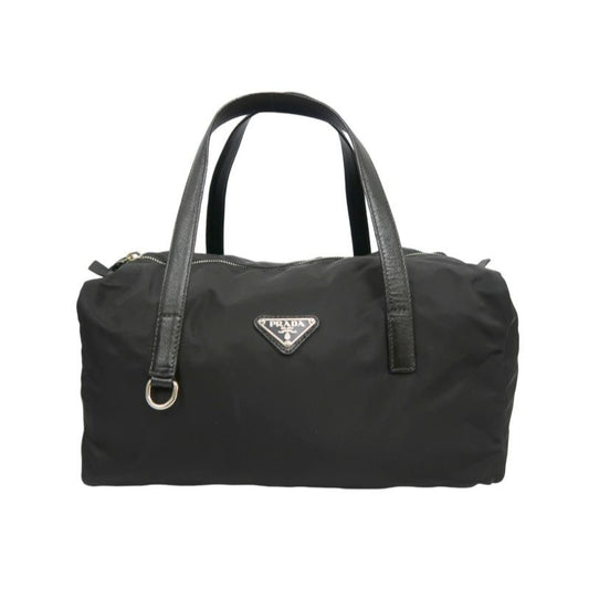 PRADA Boston Bag, Nylon, Black