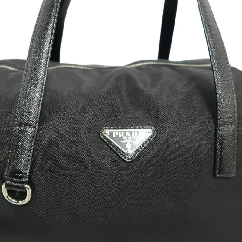 PRADA Boston Bag, Nylon, Black