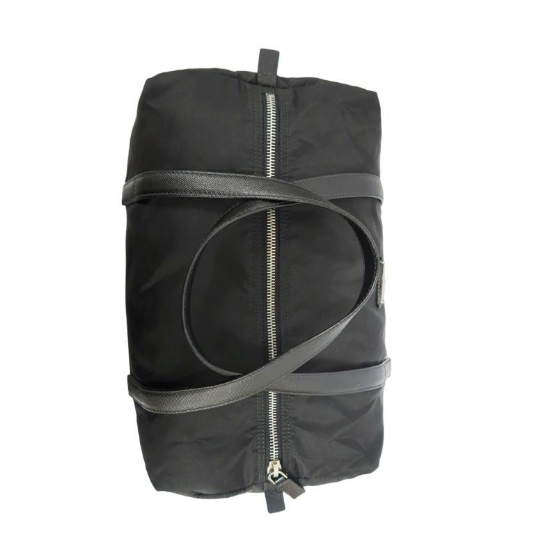 PRADA Boston Bag, Nylon, Black