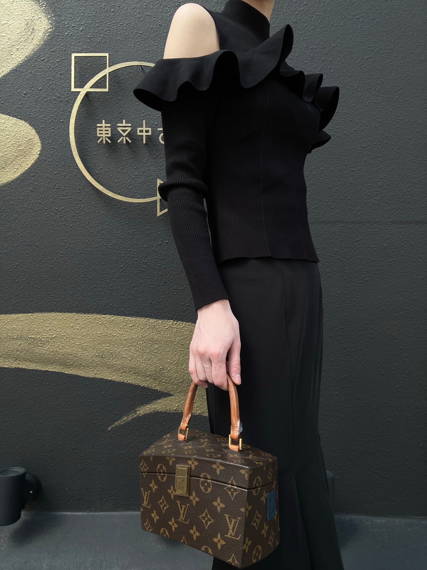 Louis Vuitton Monogram Canvas Twist Box Handbag (PVC Coated Canvas)