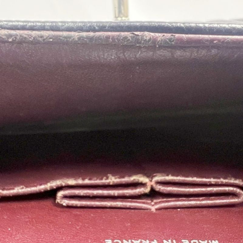 CHANEL Classic Flap Shoulder Bag, Caviar Leather, Black with Silver Hardware, Dust Bag Included