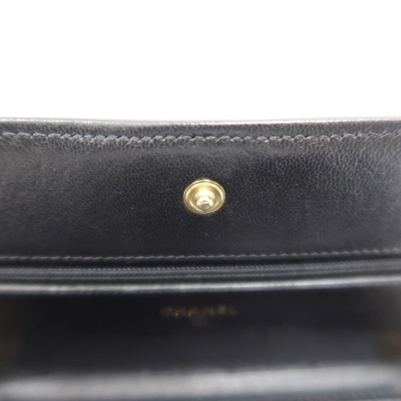 CHANEL Boy Quilted Shoulder Bag, Lambskin, Black, Gold-Tone Hardware, With Guarantee Card